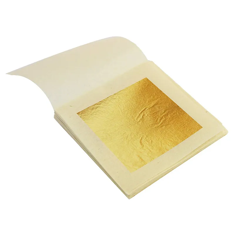 24K Gold Foil Facial Mask Sheets Genuine Leaf Beauty Collagen